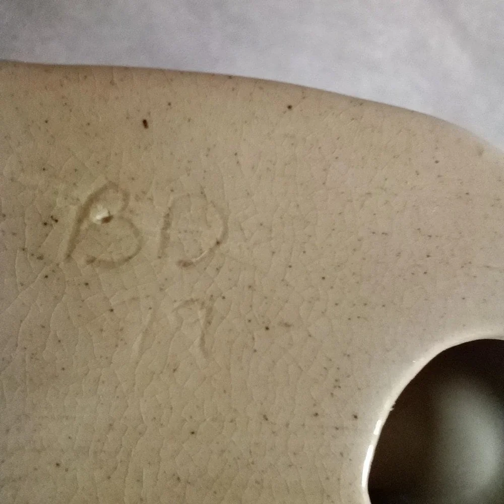 Vintage Neil the Frog Napkin Holder 1979 Hobbyist Piece Speckled Glaze